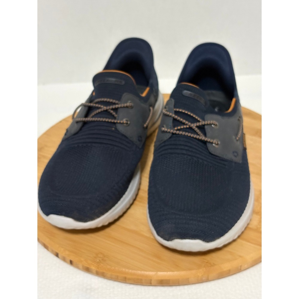 Skechers Hands Free Slip-ins Navy Blue Wide Fit Sneakers 210606W Mens 12